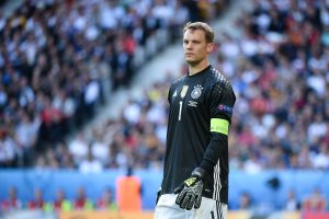 Manuel Neuer of Germany during the European Championship match Round of 16 between Germany and Slovakia at Stade Pierre-Mauroy on June 26, 2016 in Lille, France. (Photo by Nolwenn Le Gouic/Icon Sport)